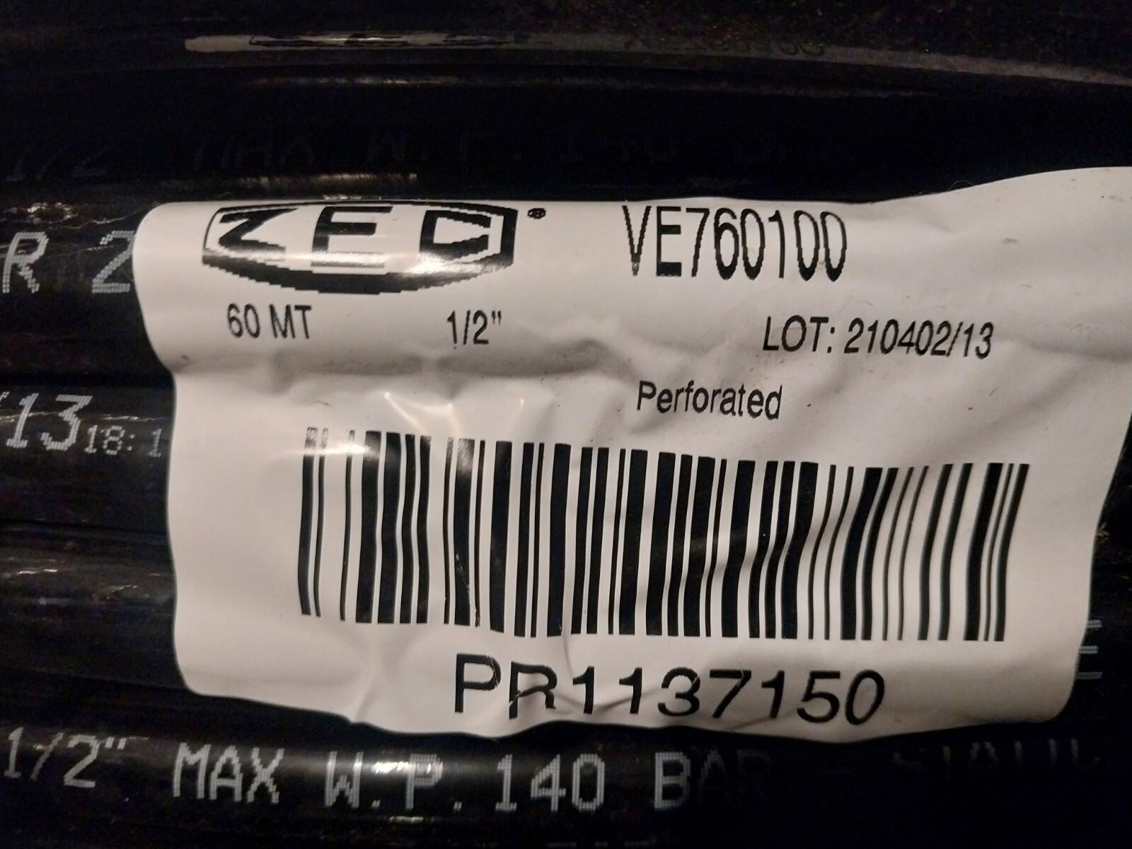 ** NEW** VE7 Series Thermoplastic hose – Oil-proof Cover ( P/N: VE760100 )