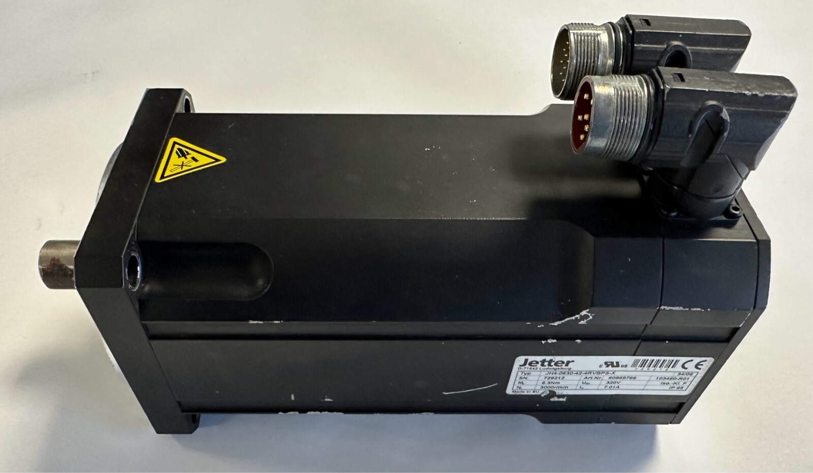 Jetter AC Servo Motor / JH4-0630-42-4RVBPS-X / 60869766