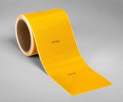 4″ x 50 yds Fluorescent Yellow 3M Diamond Grade Conspicuity Tape Series 983