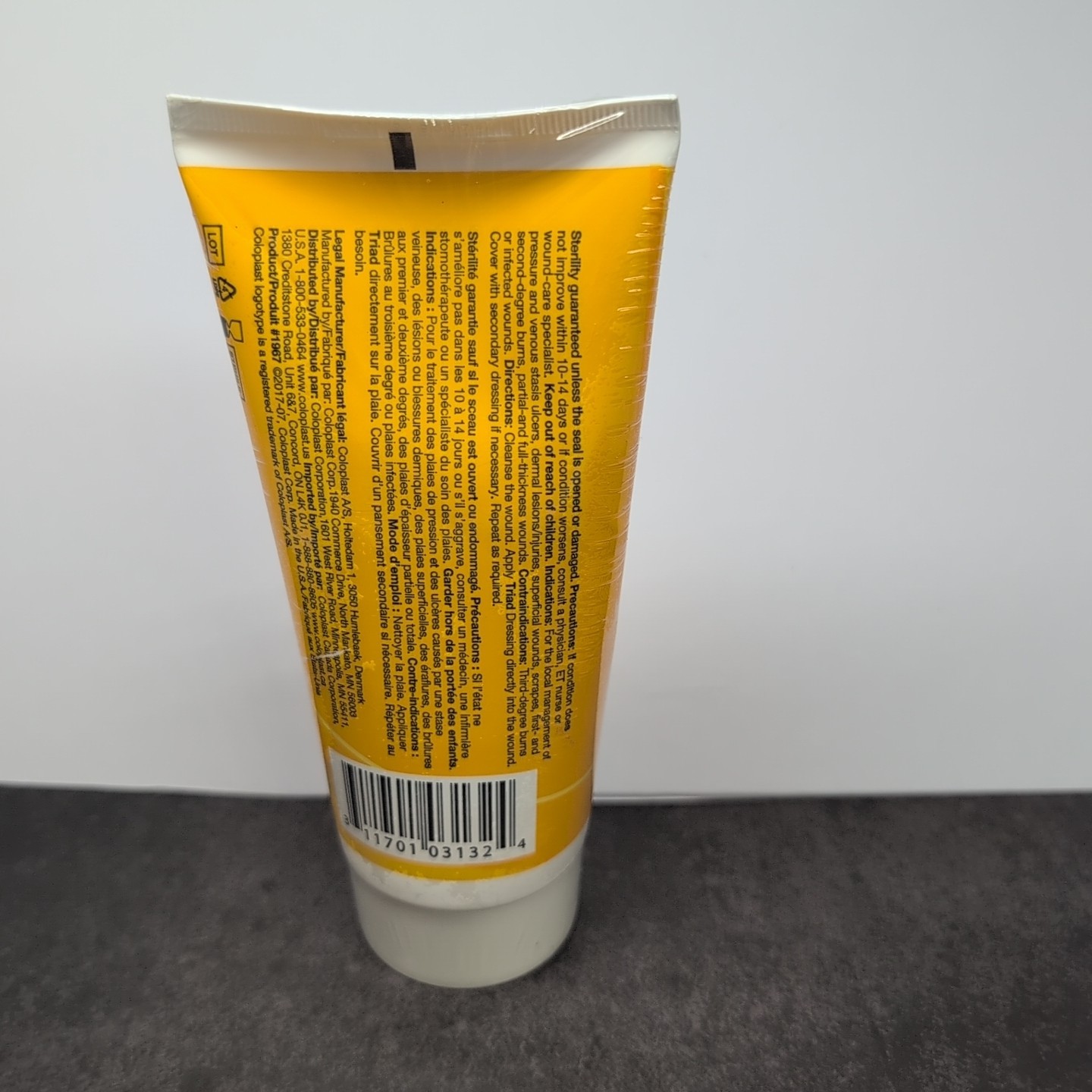 Coloplast Triad Hydrophilic Wound Dressing Paste #1967 6 oz SEALED