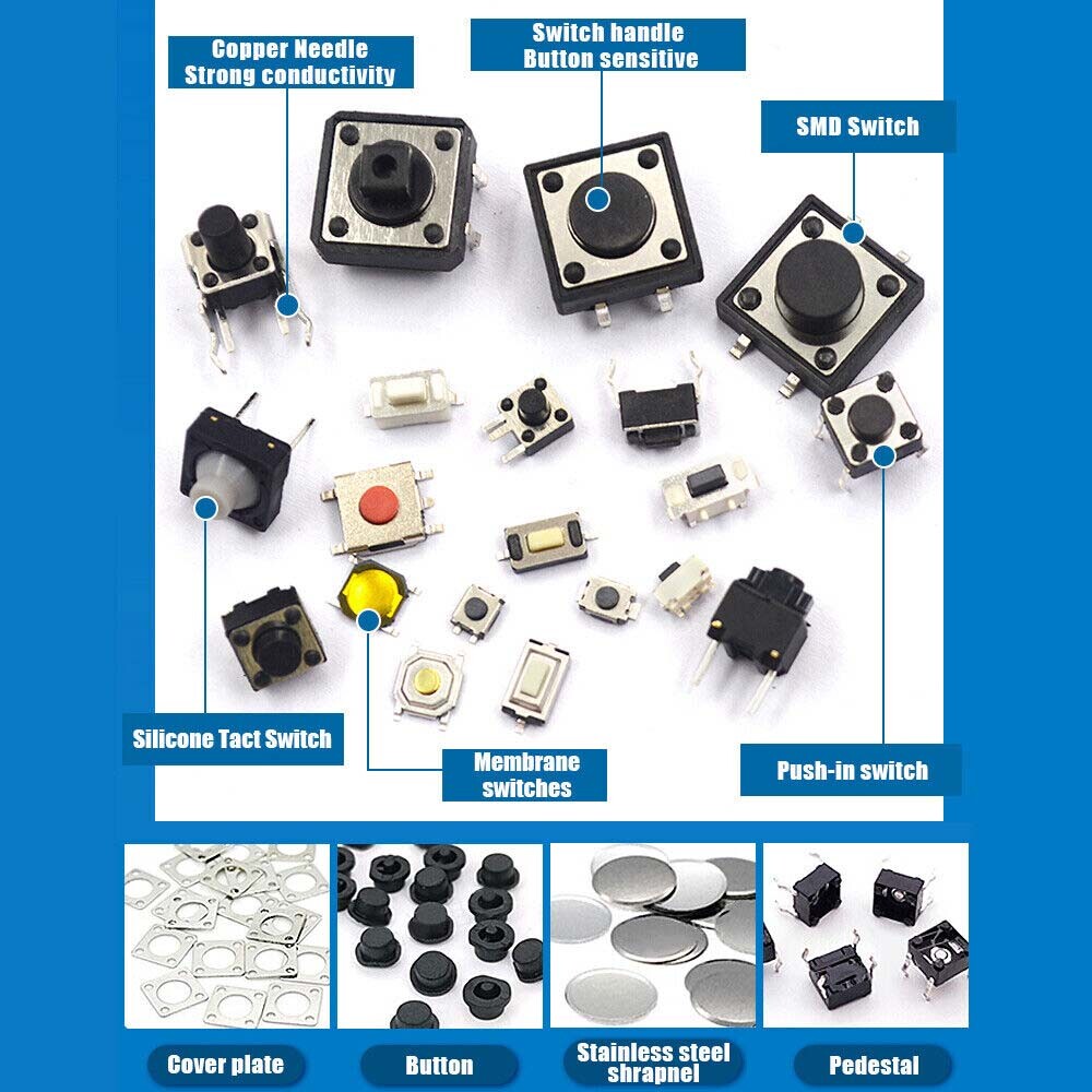 SPST Small Mini Miniature Tactile Push Switch SMD PCB DIP Many Styles Button