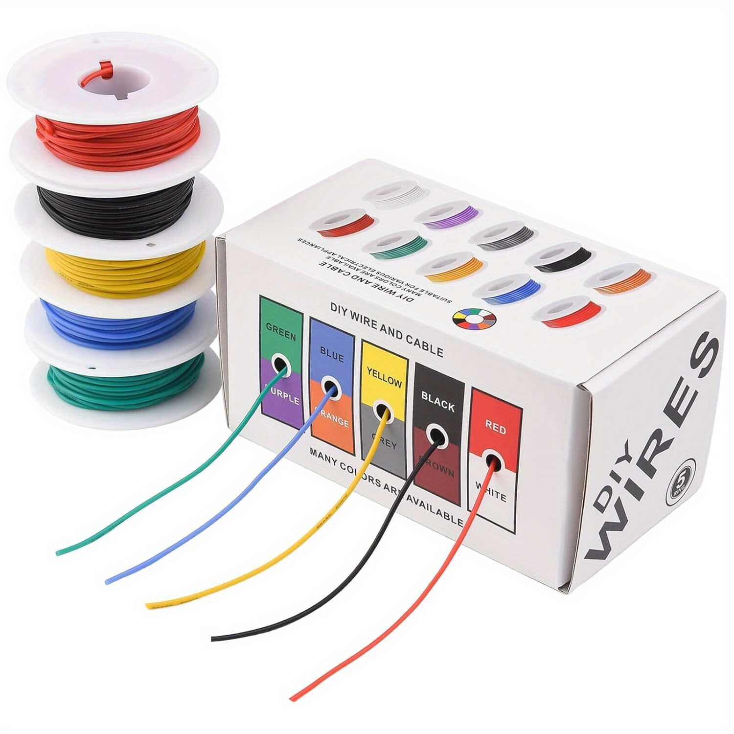 26/30 AWG Flexible Silicone Wire Electric Wire Gauge Tinned Copper Hook Up Wire
