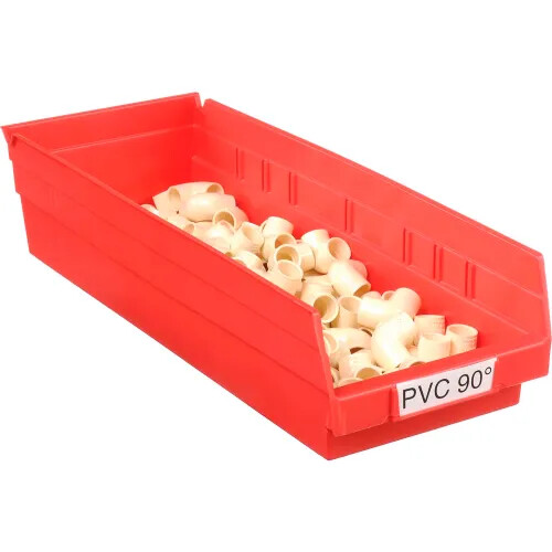 Akro-Mils 30138RED Shelf Bin – 6-5/8 In x 17-7/8 In x 4 In – 30138-RED
