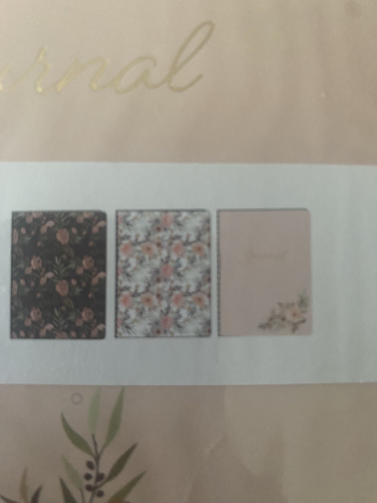 Journal NOTEBOOK – SET of 3 – 64 lined pages per Journals, Diary 8″H x 6″W
