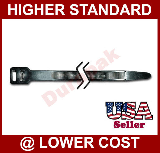 100 to 16000~ 18 lbs to 50 lbs Anti UV Black Cable Tie Wire Zip Nylon Wrap Ties