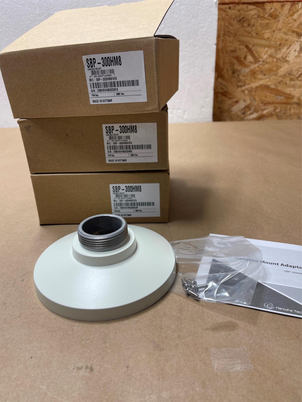 3x Lot WiseNet Camera Hanging Mount SBP-300HM8