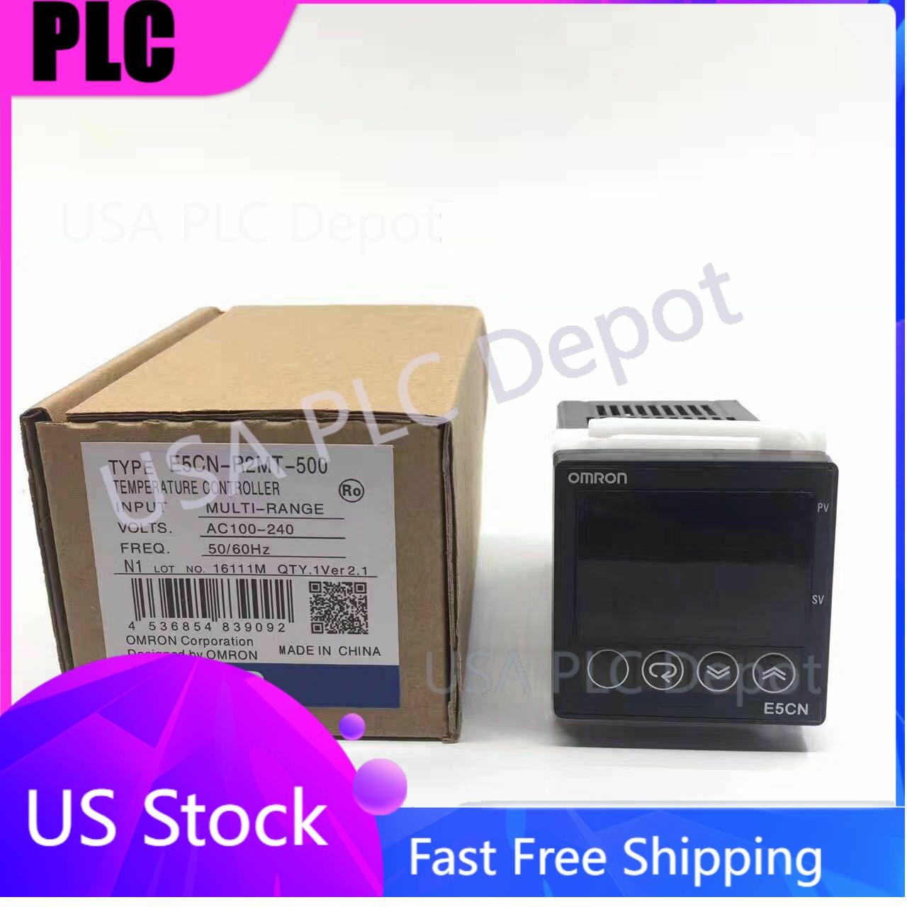 NEW good OMRON Temperature Controller E5CN-R2MT-500 100-240V E5CNR2MT500