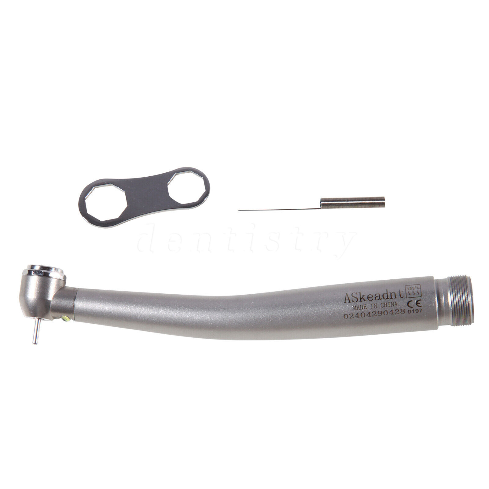 Dental Integrate LED E-generator High Speed Handpiece Stainless Body Push 2 Hole