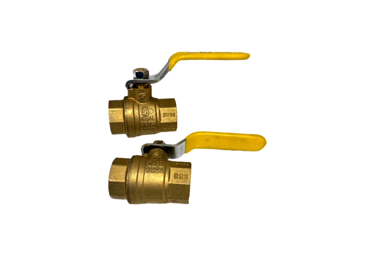 BRASS BALL VALVE 3/4″ 600 WOG 250 PSI 581256 1/2 PSI – LOT OF 2