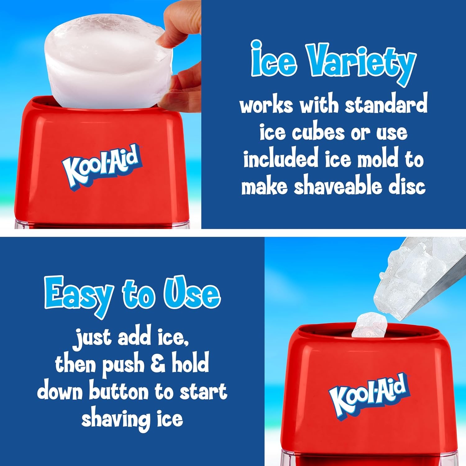 Retro Snow Cone Maker & Electric Table-Top Ice Shaver Vintage Shaved