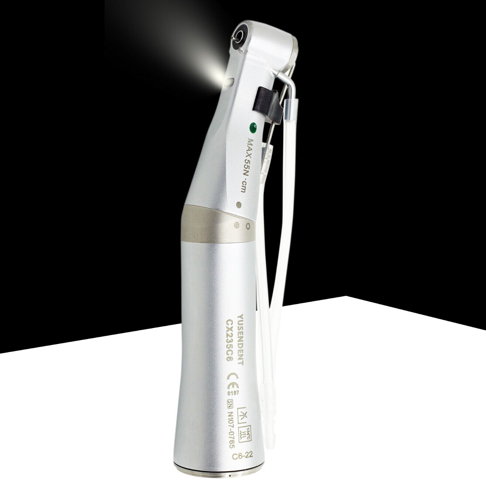 DMXDENT Dental Surgical 20:1 Contra Angle Implant Handpiece Fiber Optic / No LED