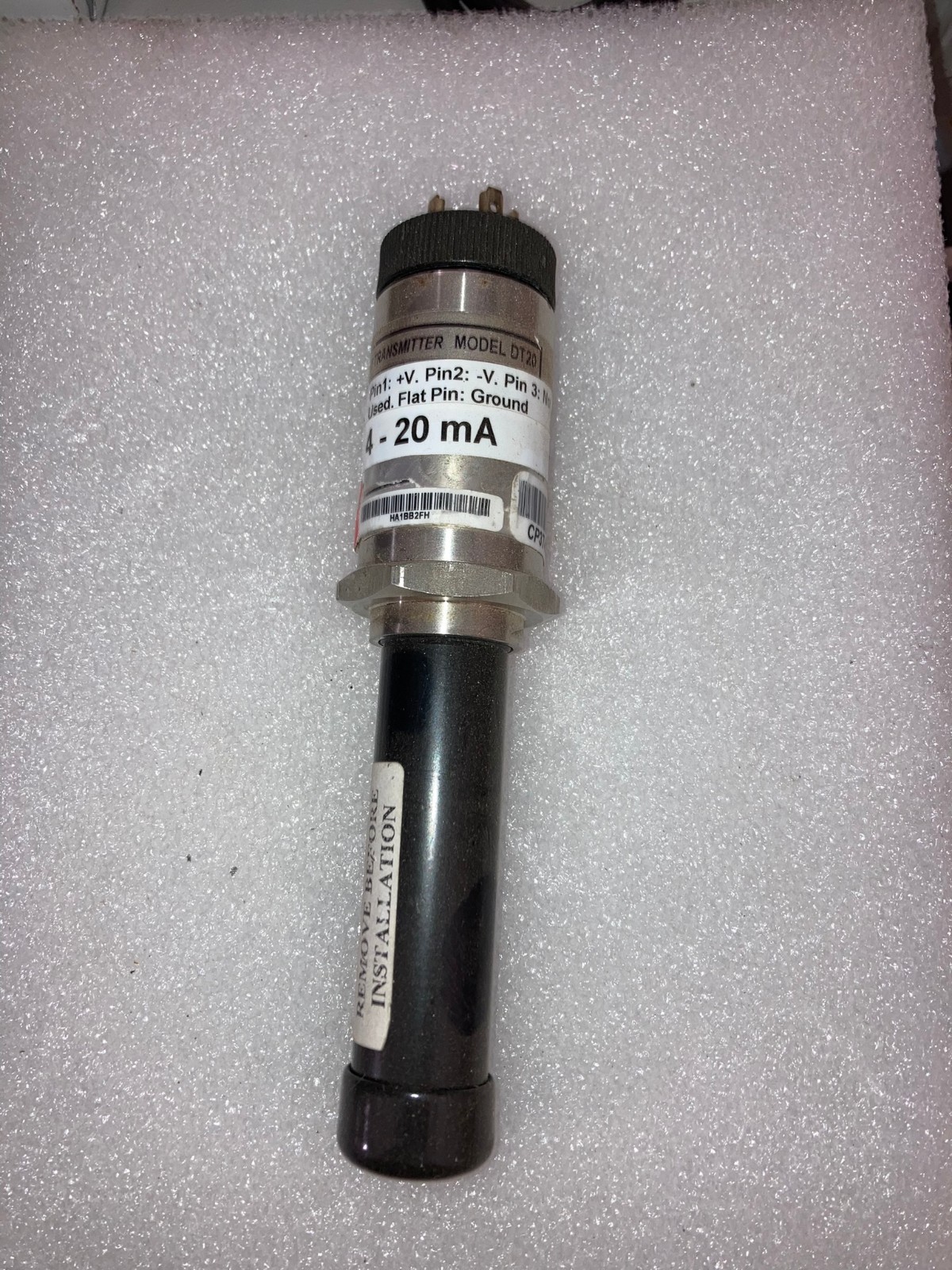 DT20 Industrial Pressure Transmitter – 4–20 mA Output – 12–28V – –1 to +20 Bar
