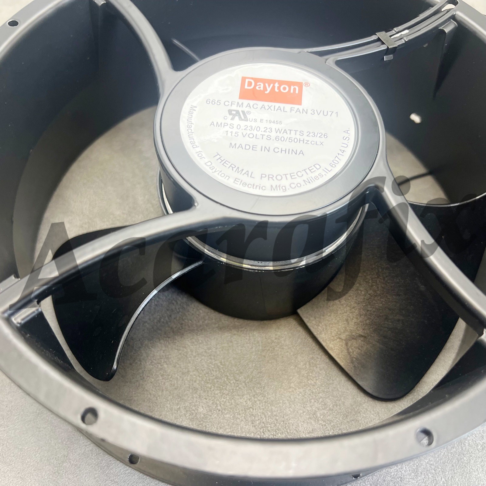 Round Ball Bearing Axial Fan for Dayton 3VU71