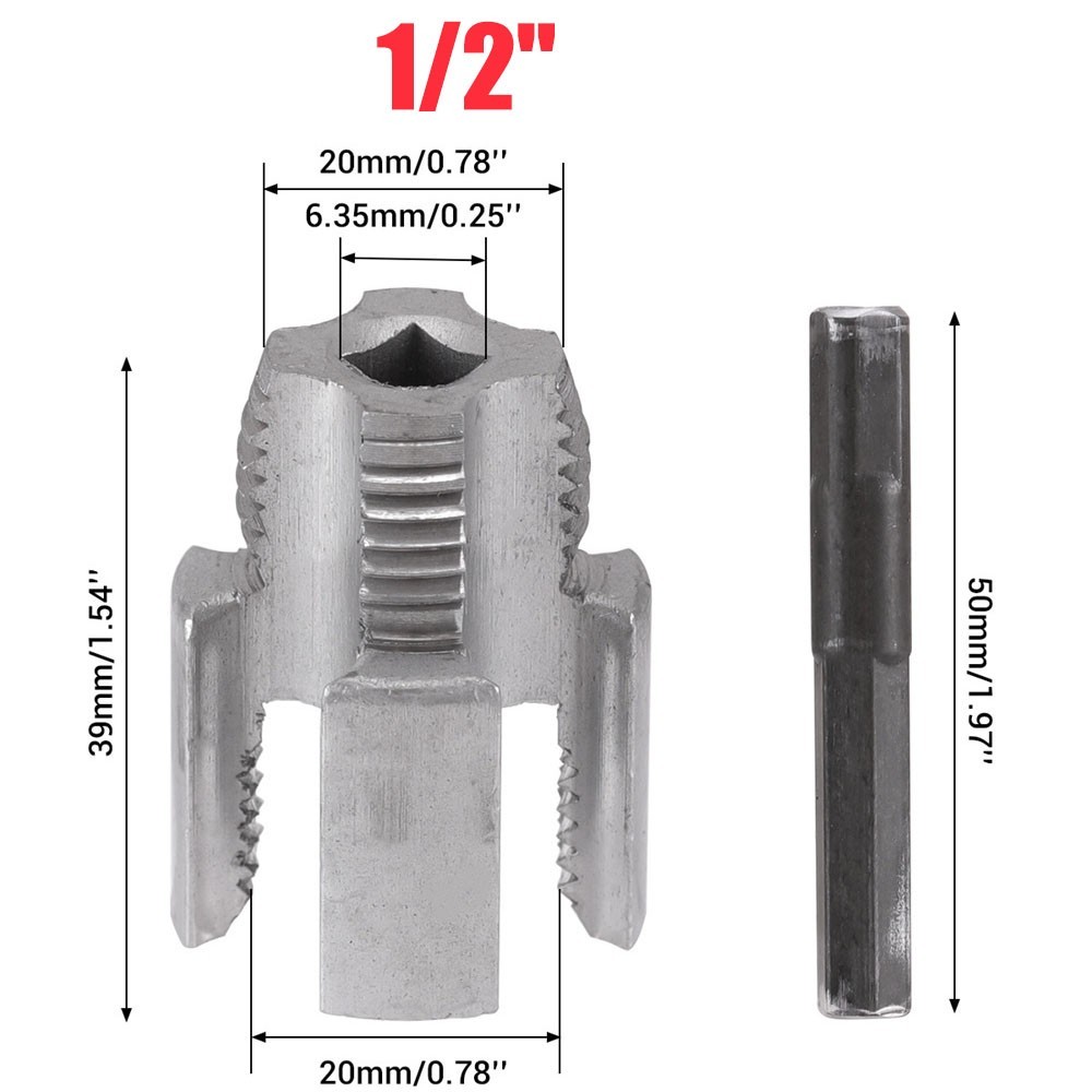 Integrated Internal & External Pipe Threading-Tool, PVC Pipe Threader Kit USA~~~