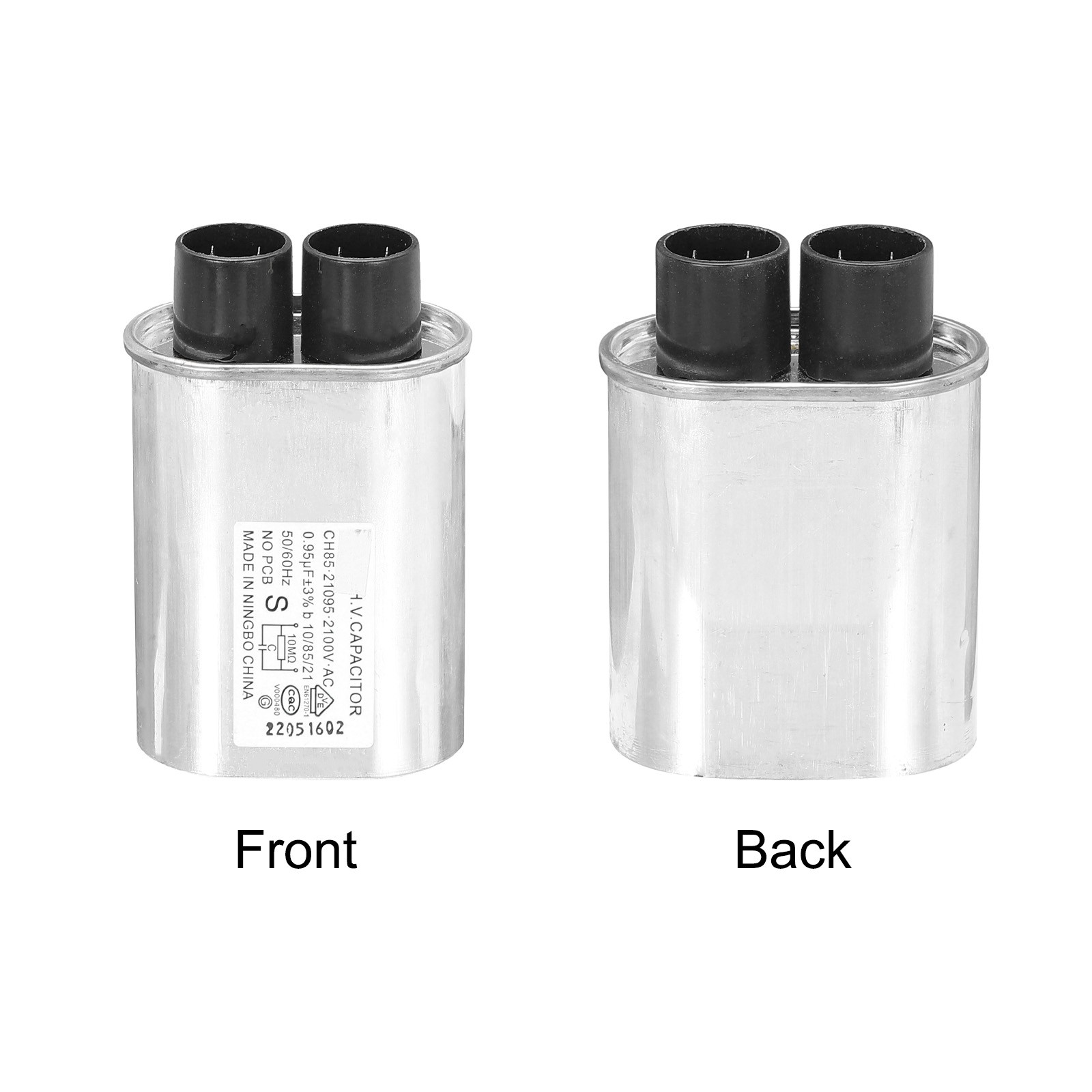 Microwave Capacitor Replacement High Voltage Oven Capacitor 2100VAC 0.95uf
