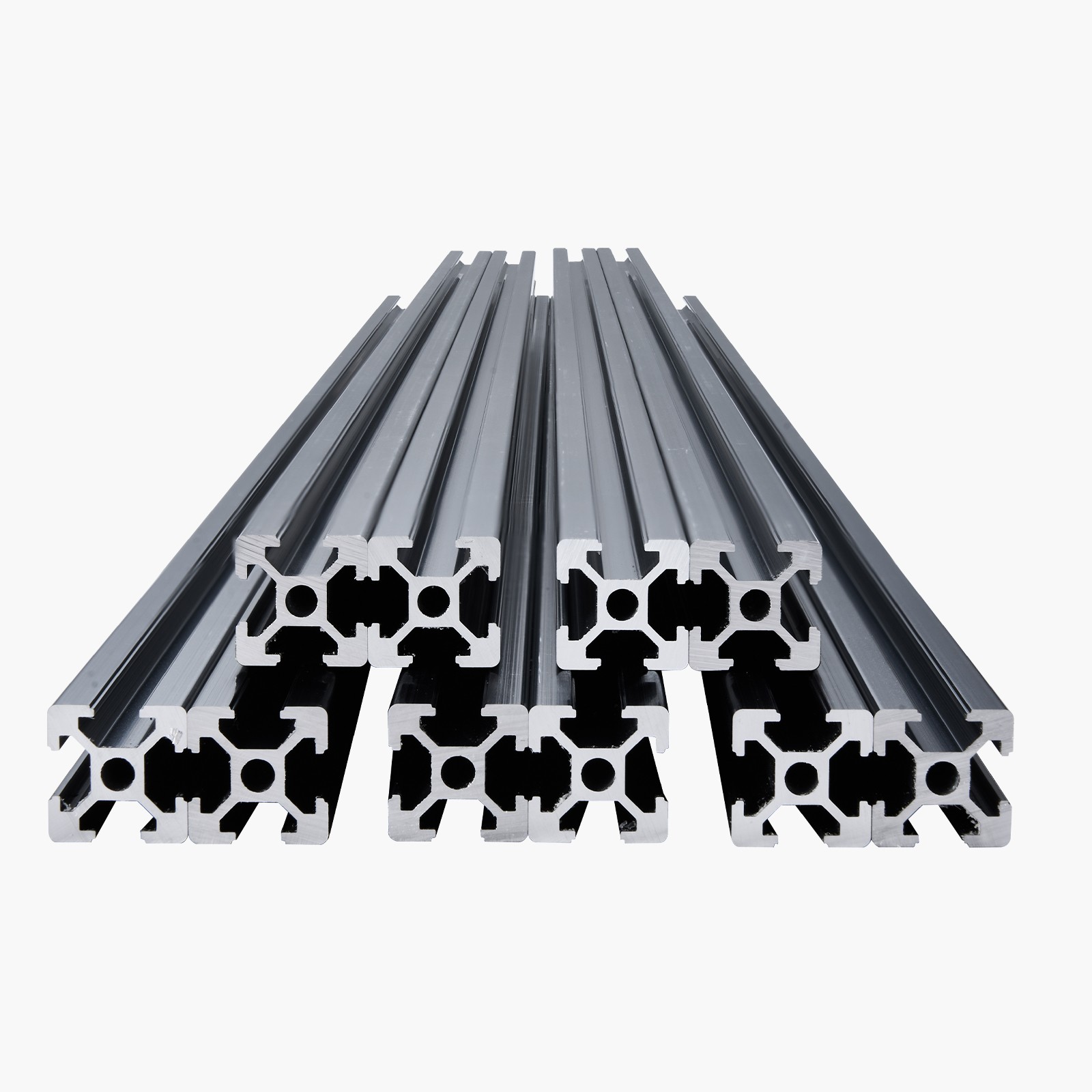4/5/10PCS 23.6-78.7 in T-Slot Aluminum Extrusion Linear Rail, Anodized 2020-4040