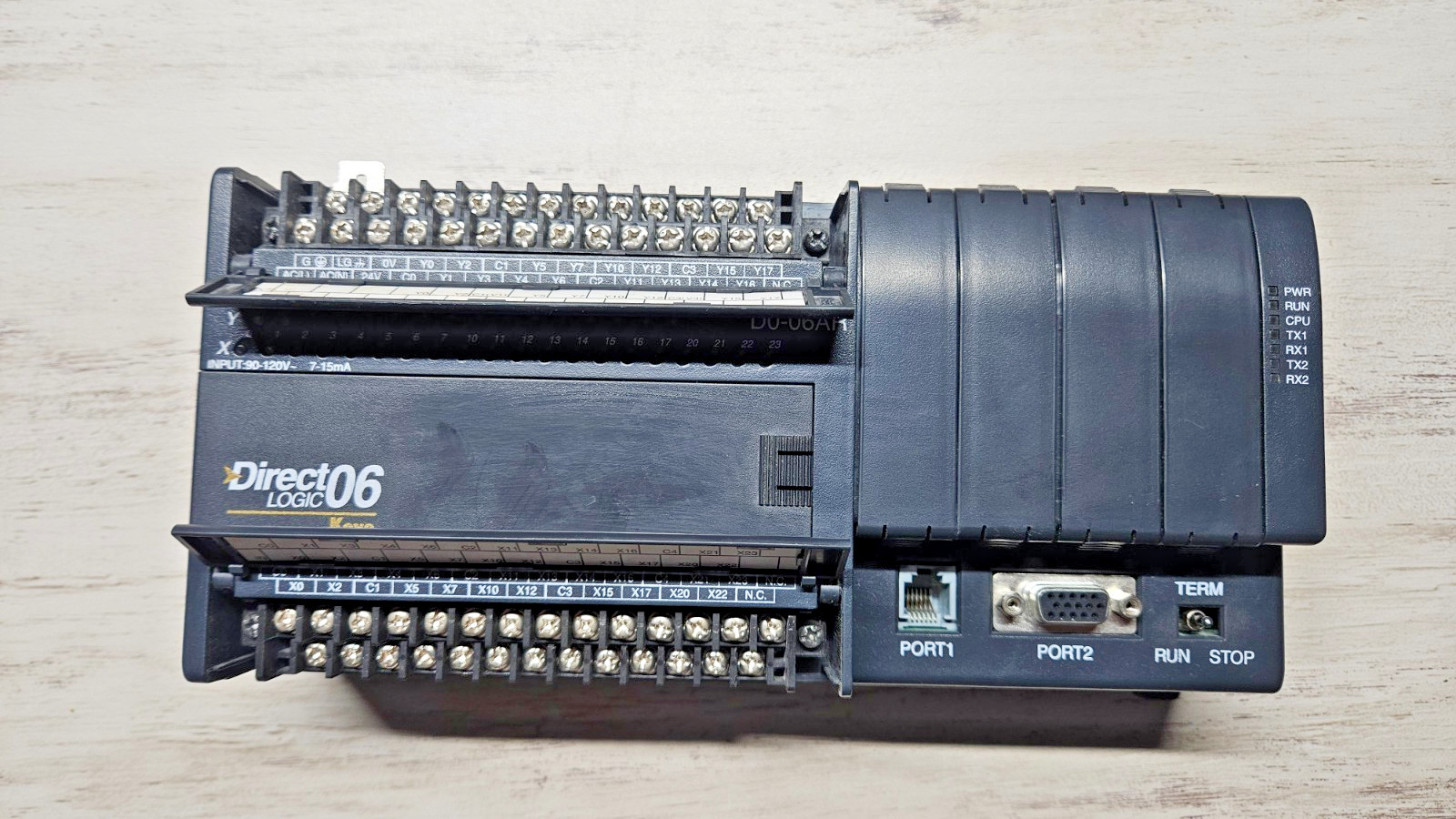AutomationDirect D0-06AR PLC Used was pulled from machine taken out of service.