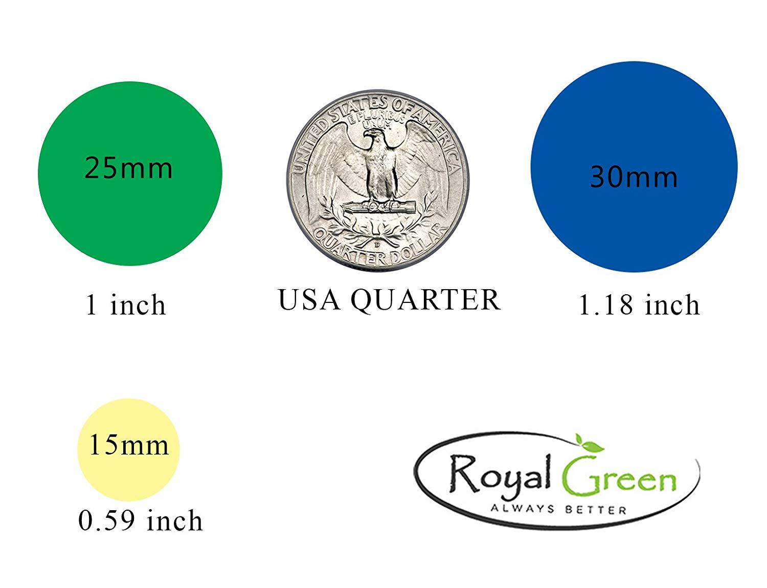Permanent Adhesive Labels 30mm Color Coding Stickers Invitation Seals 1.18 Inch