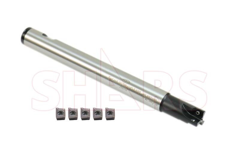 Shars 3/4″ 3FL 90° Indexable End Mill W/Cert +5pc APKT Insert P[
