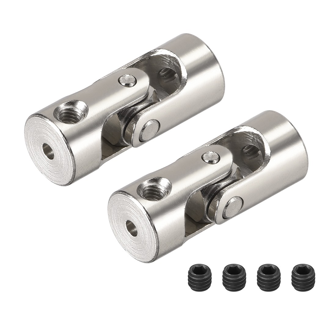 2 X 2 to 4mm Rotatable Universal Coupler Motor Connector Joint Coupling L23XD9