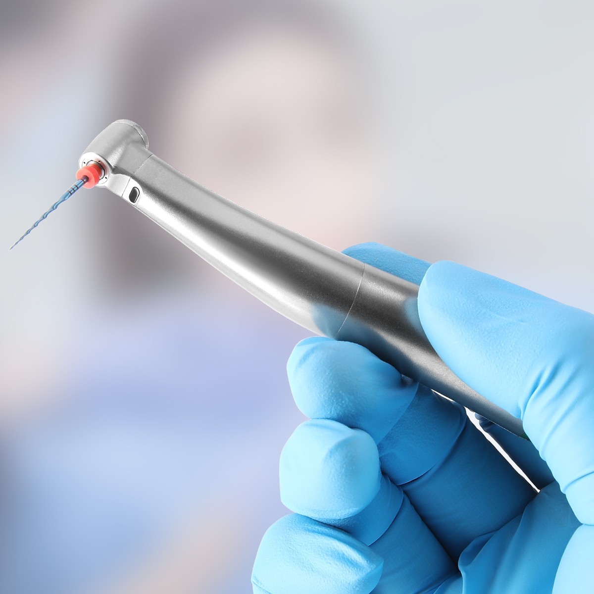 Pieza de mano contrángulo 16:1 de fibra óptica dental canal interno AZDENT