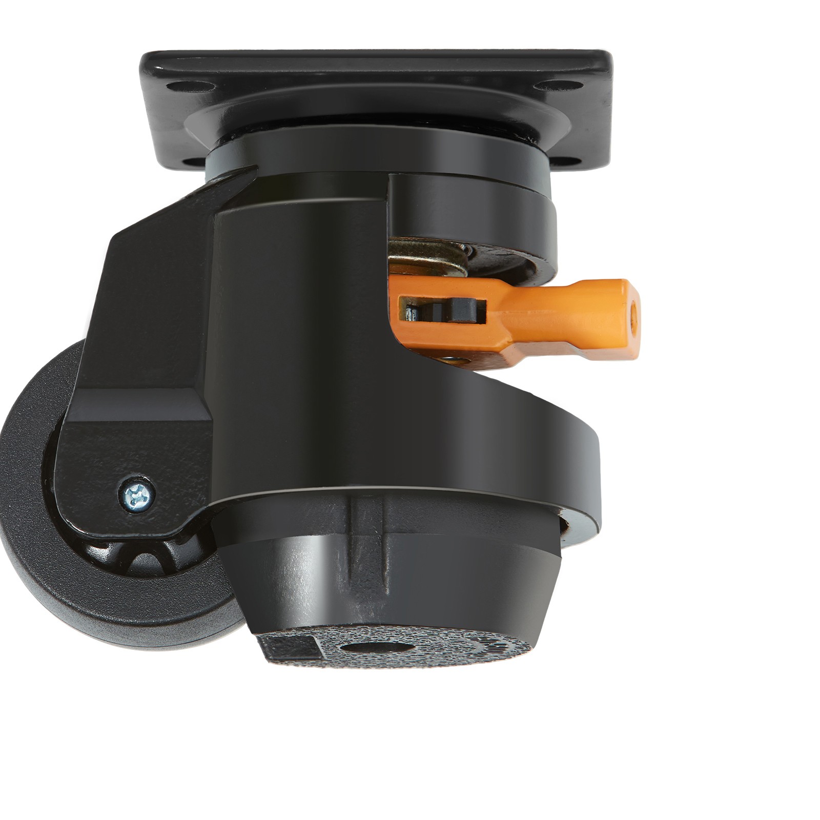 VEVOR Leveling Casters Adjustable Nylon Plate Mounted Caster 2200 lbs Set of 4