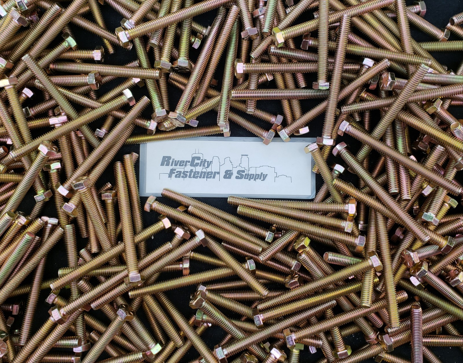 (10) 3/8-16×4 Tap Bolts 3/8 x 4 Grade 8 Hex Head Screws .375 x 4.00 Full Thread