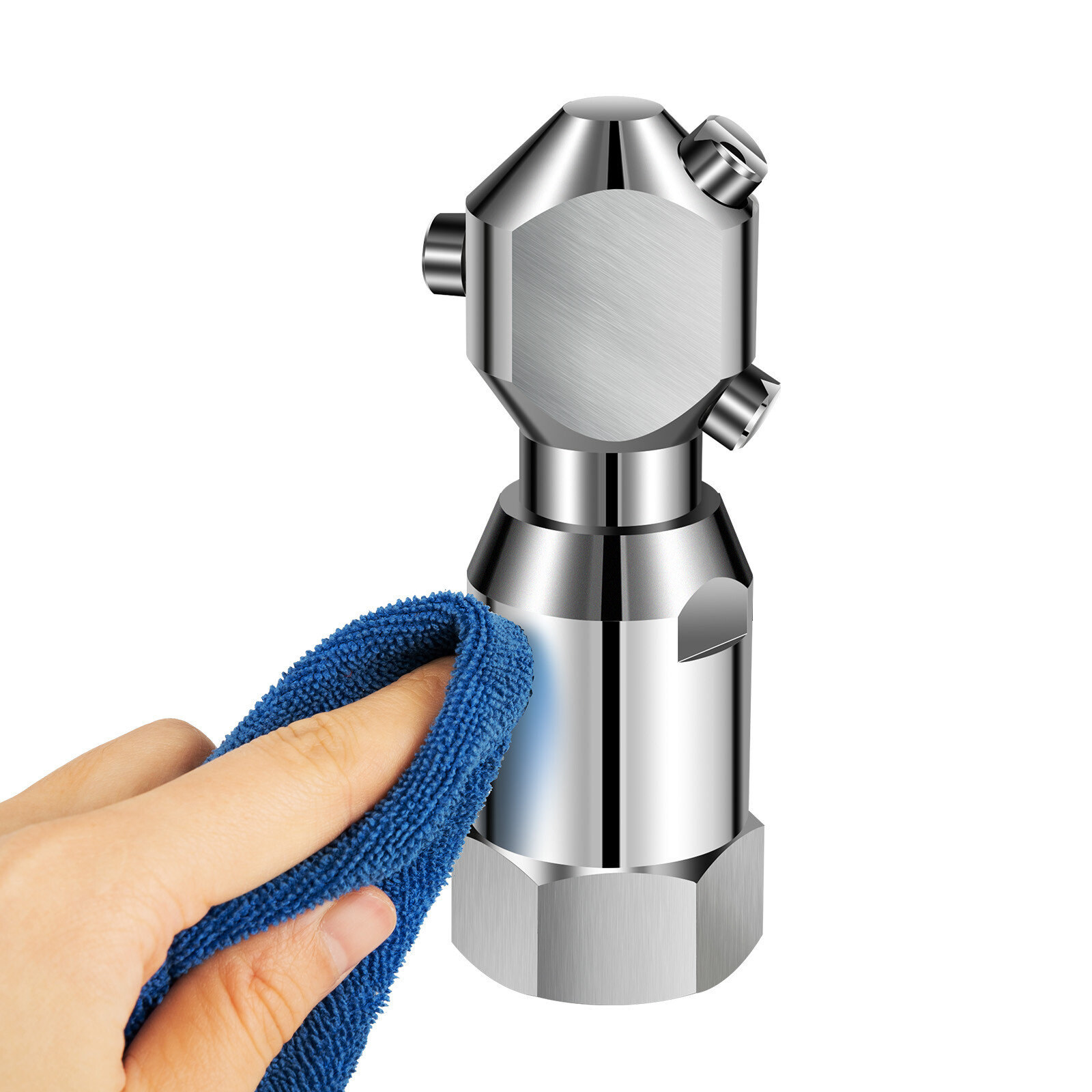 360° Rotating Tank Washing Spray Nozzle Cleaning Nozzle 3/4 Internal Thread