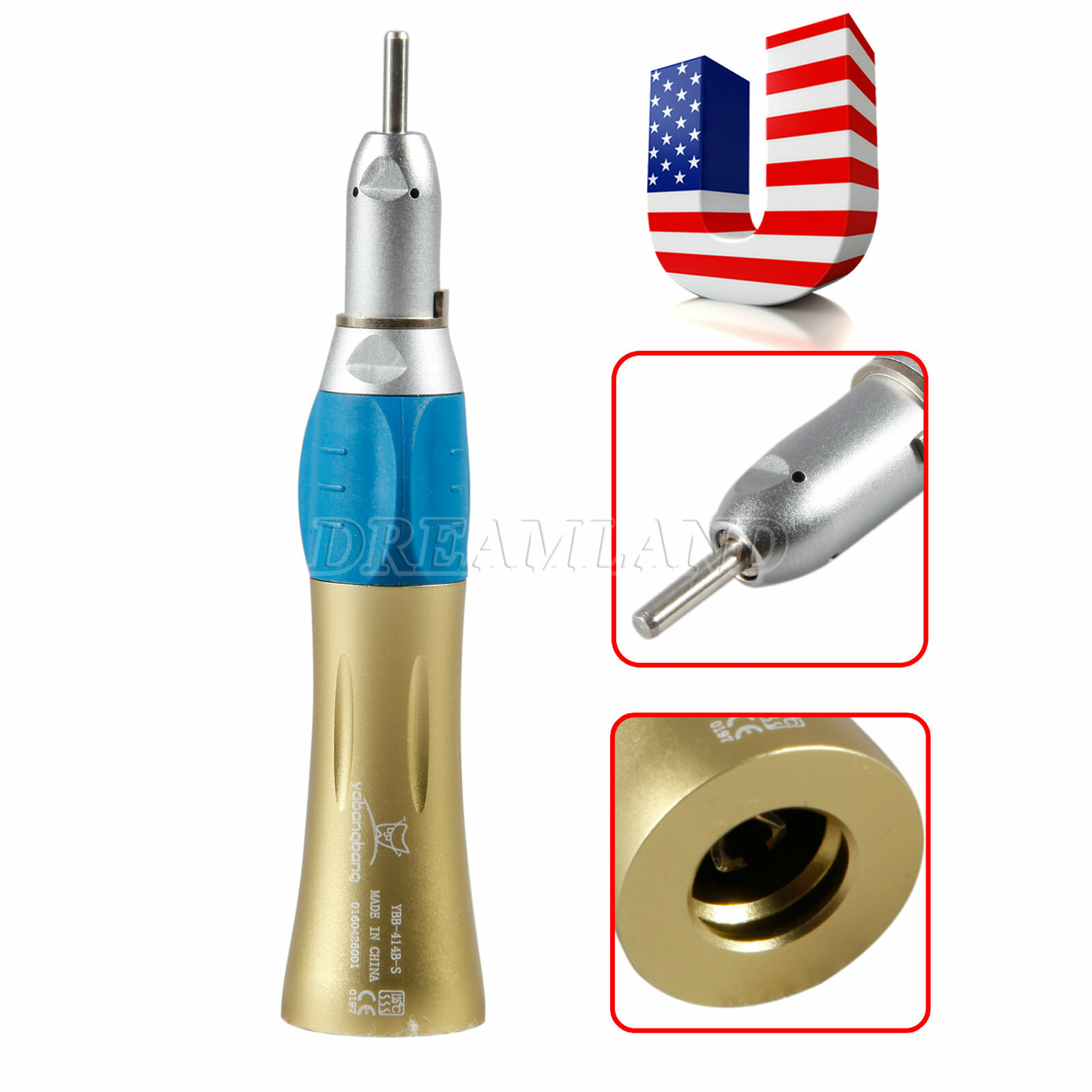 Straight Nosecone Low Slow Speed Handpiece Fit NSK EX203C Nose Cone KYU Dental