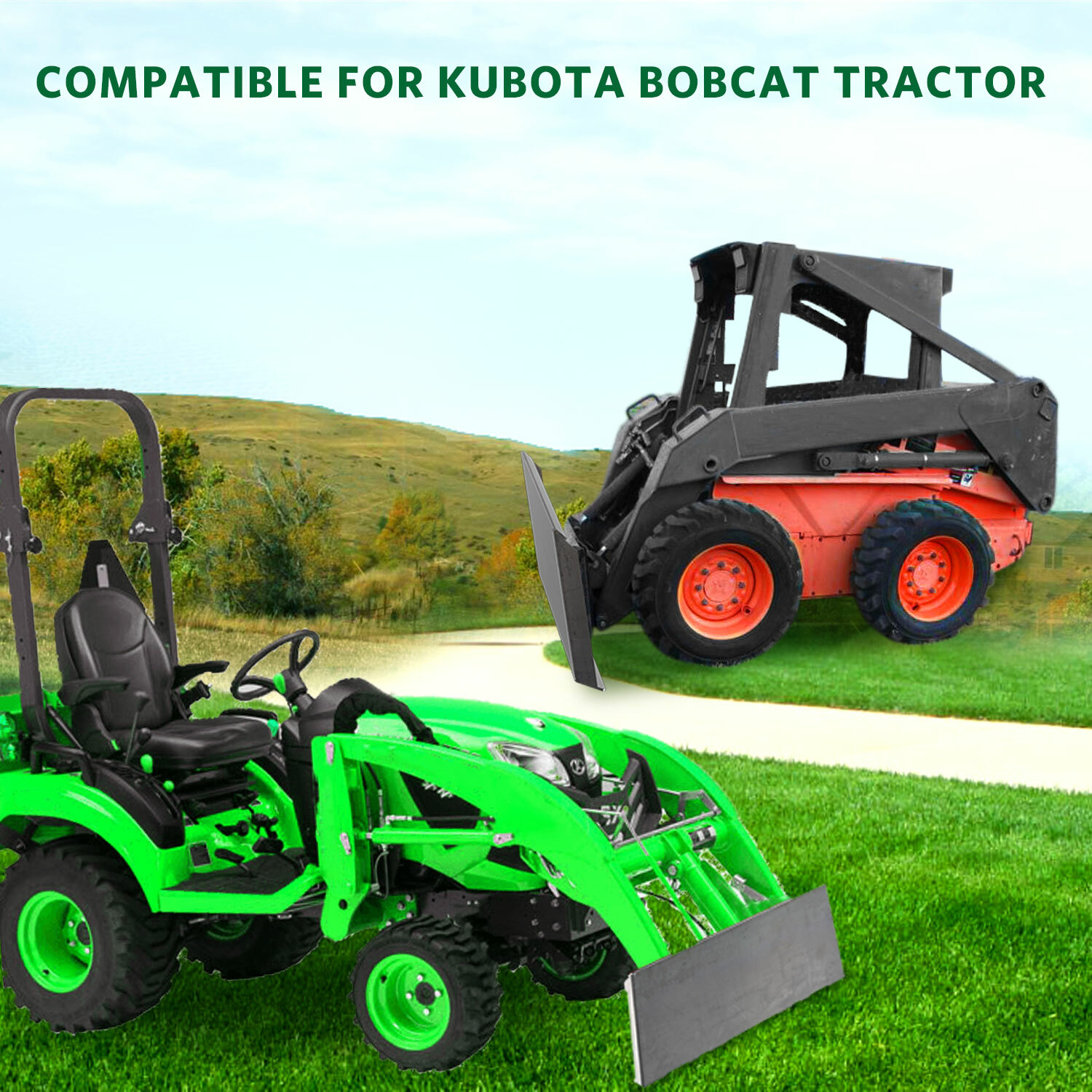 1/2″ Quick Tach Mount Plate Heavy Duty for Bobcat Kubota Heavy Duty Steel Plate