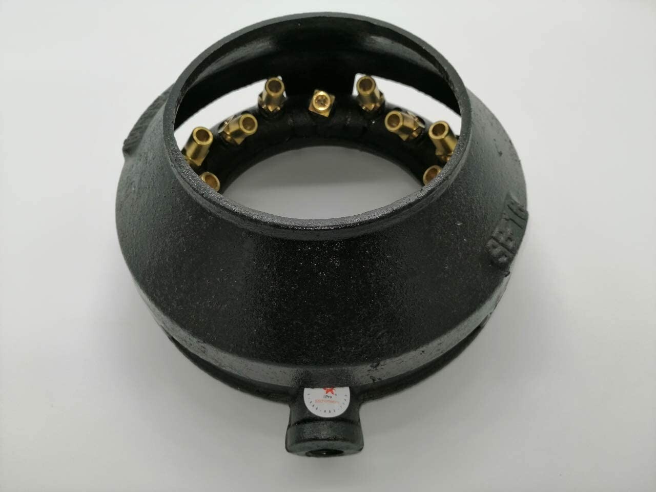 9″ High-Powered Jet Burners With Lip (Propane Gas) *(16 Brass Tip Jets Burner)