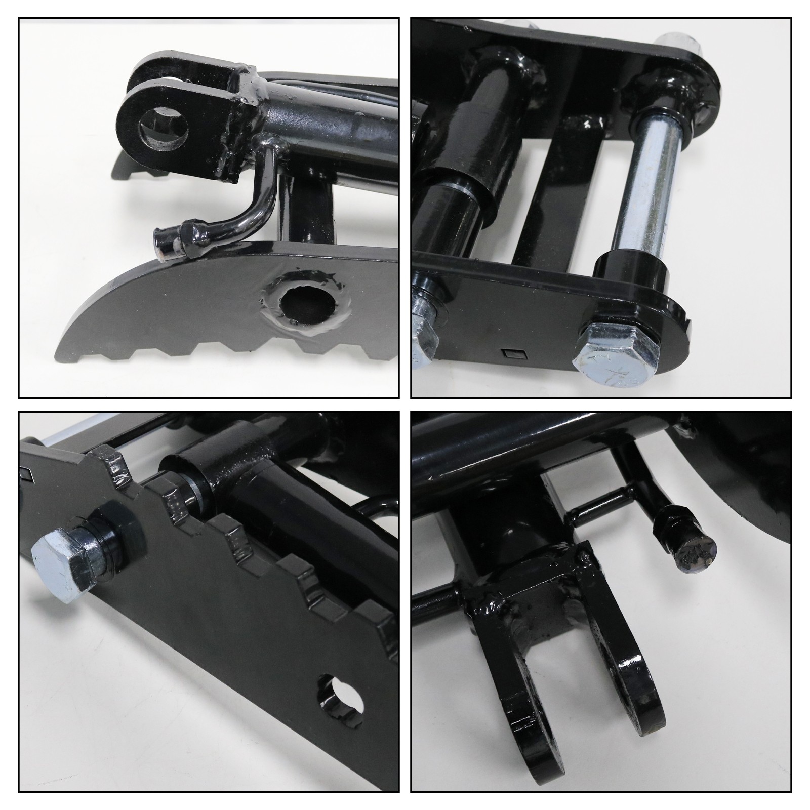 L-Shaped 3-Holes Bracket Hydraulic Thumb Clip Fits Mini Excavators Attachments