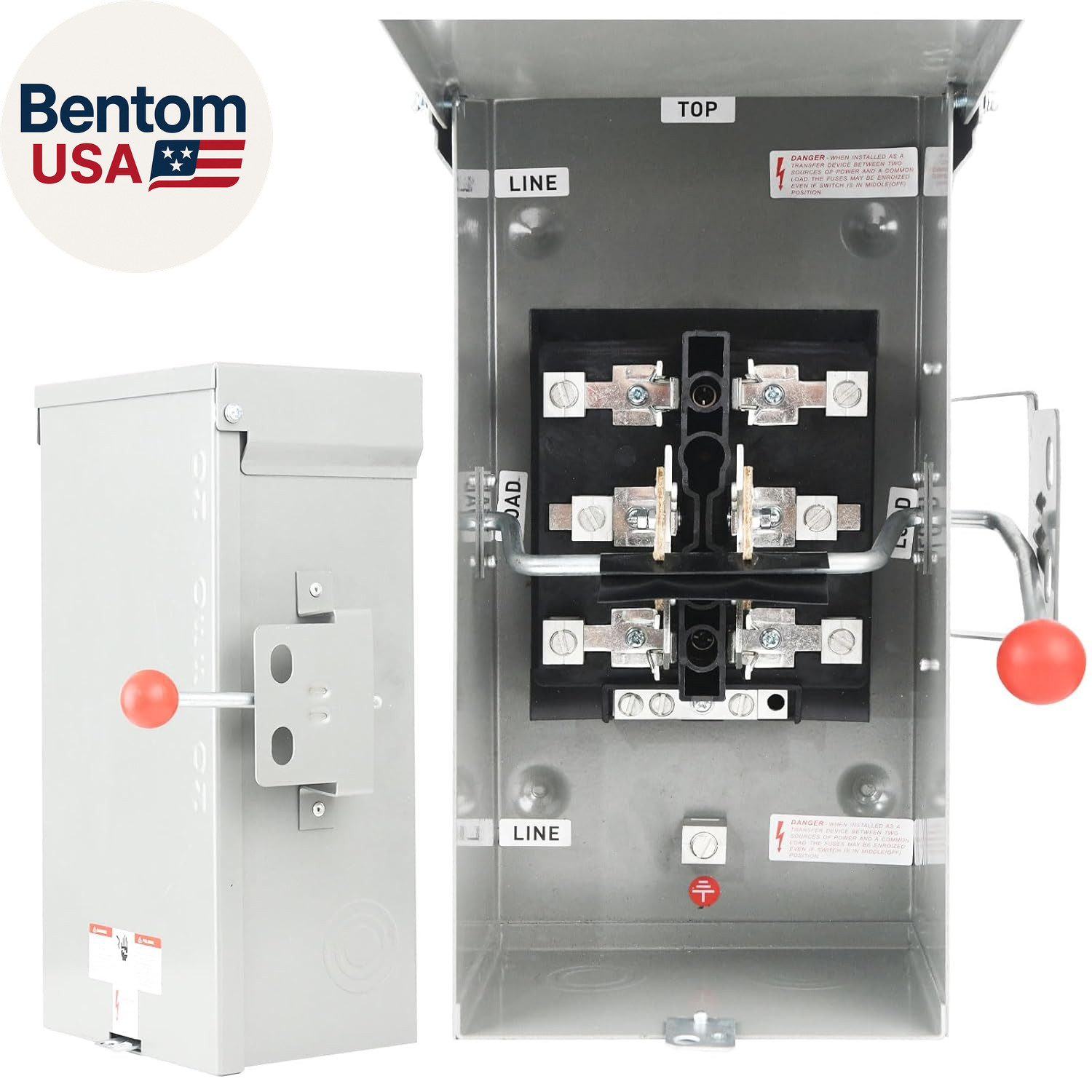 Generator Transfer Switch 100A, Manual Transfer Switch for Home Generator, Heavy