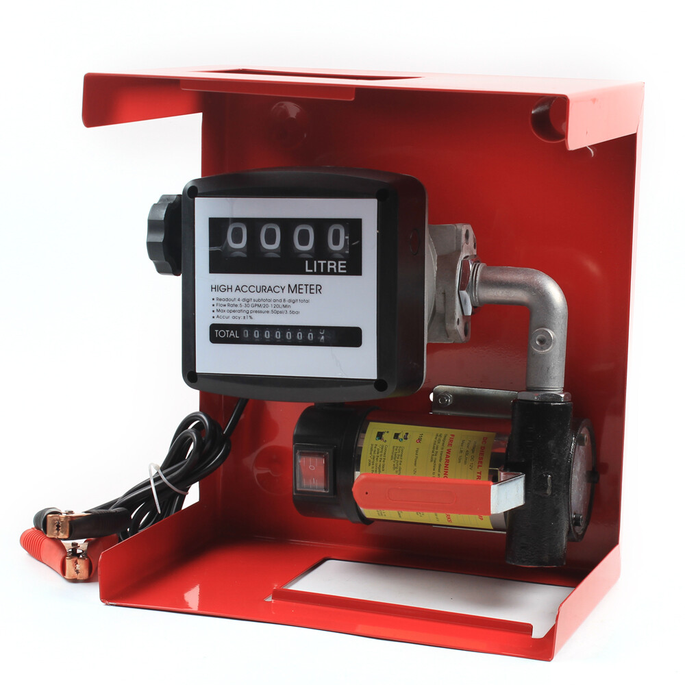 175W Electric Fuel Oil Transfer Pump Oil Transfer Pump With Fuel Meter Nozzle