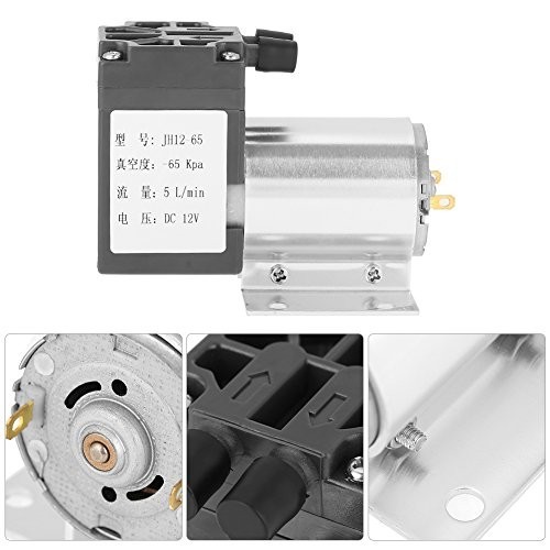 12V Mini Vacuum Pump 5L/min Negative Pressure Suction for Gas Sampling & Instrum