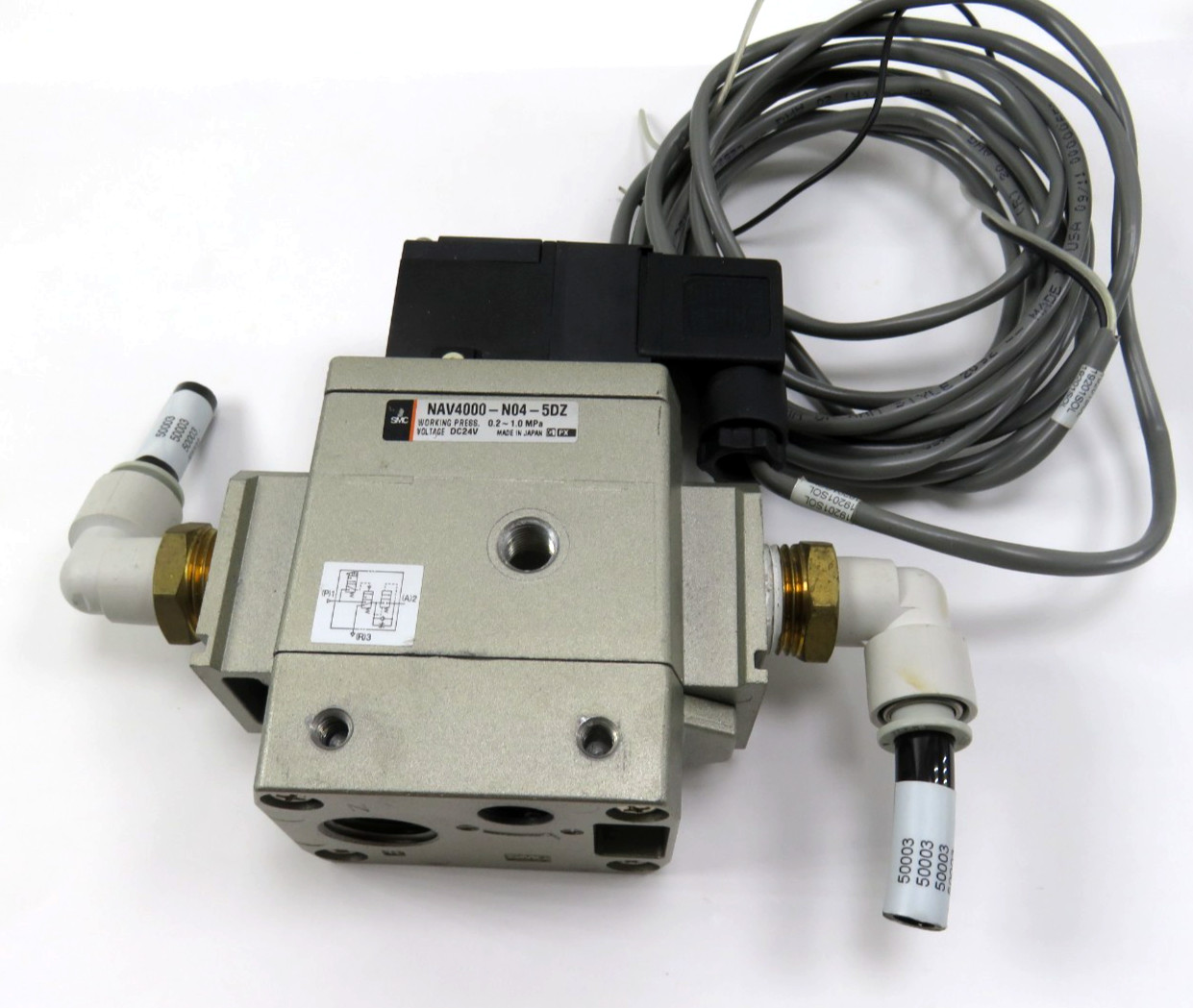 SMC NAV4000-N04-5DZ Soft Start Solenoid Valve