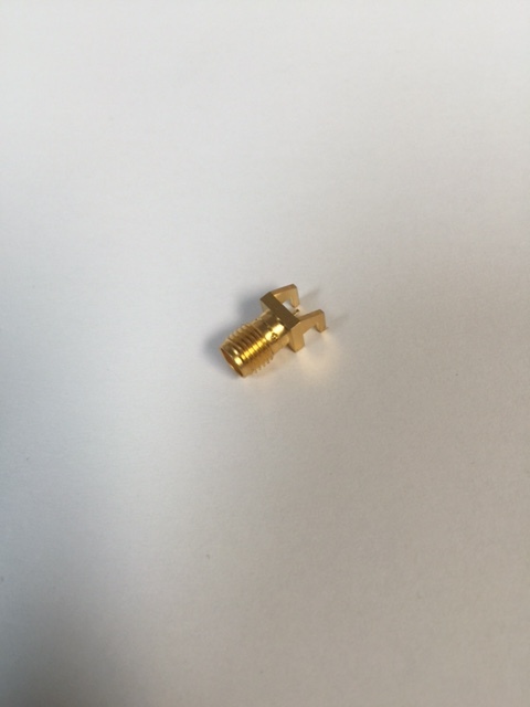 (1pc) 73251-2440 MOLEX SMA JACK 50 OHM 0732512440 GOLD EDGE MOUNT