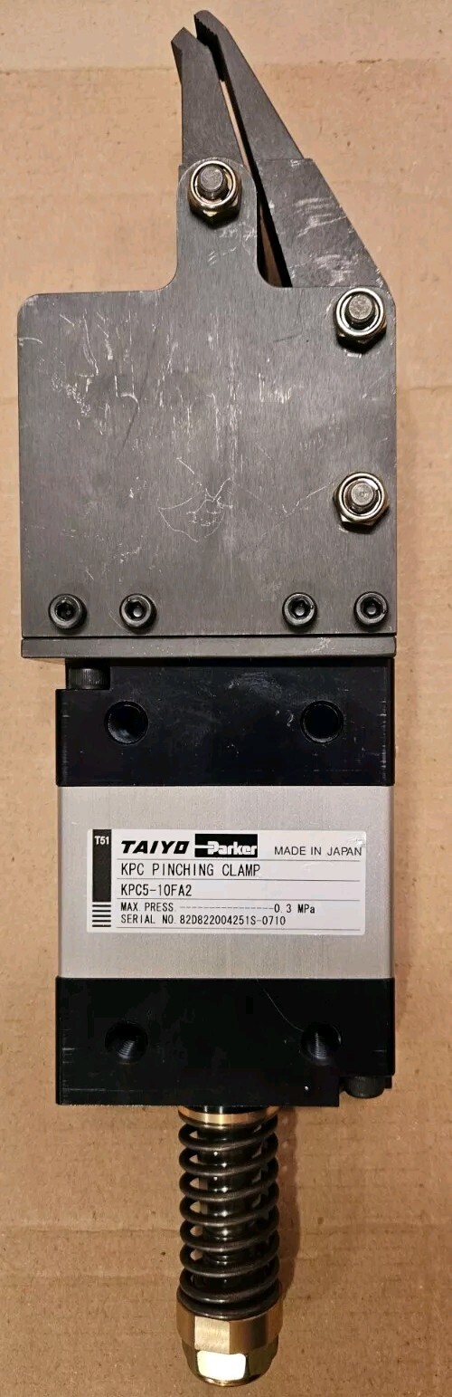 NEW, Taiyo Parker KPC5-10FA2 KPC Pinching Clamp, 0.3MPa Max. Pressure
