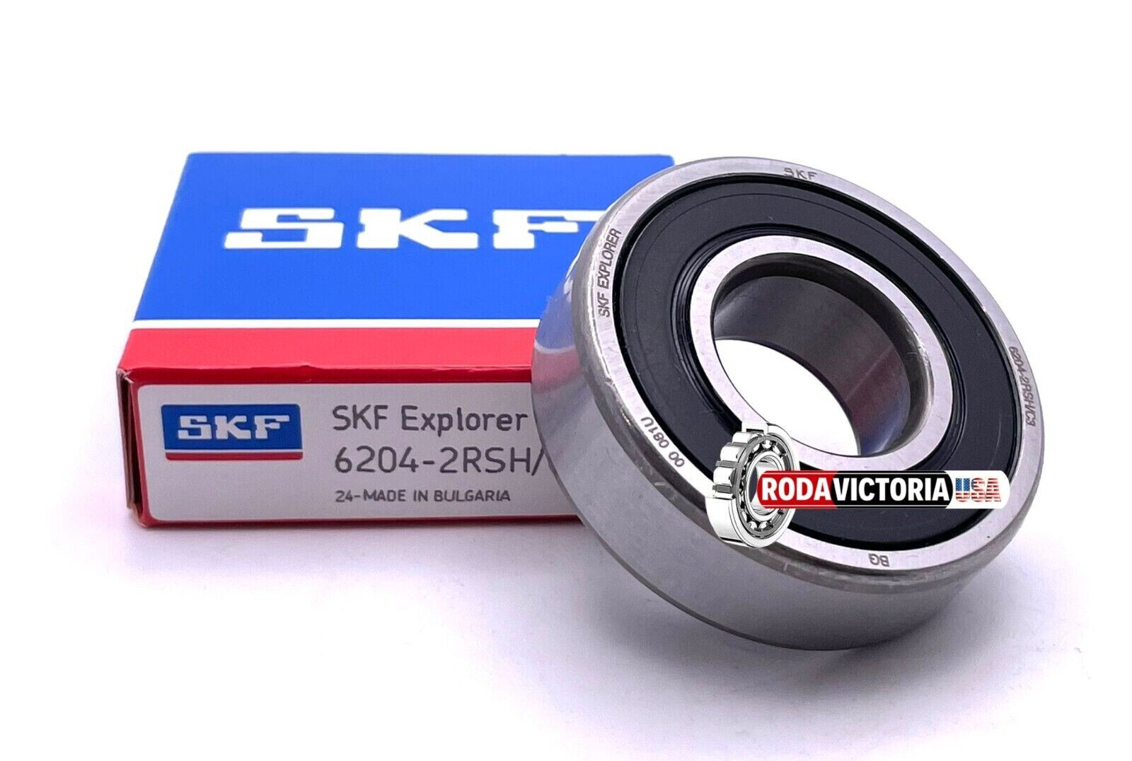 6204 2RS SKF Brand rubber seals bearing 6204 RS ball bearings 6204LLU DDU