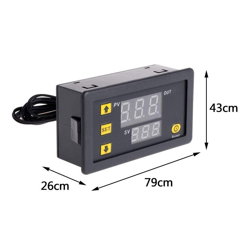 2x W3230 Digital Temperature Controller Thermostat 20A DC 12V 24V AC110-220V HOT
