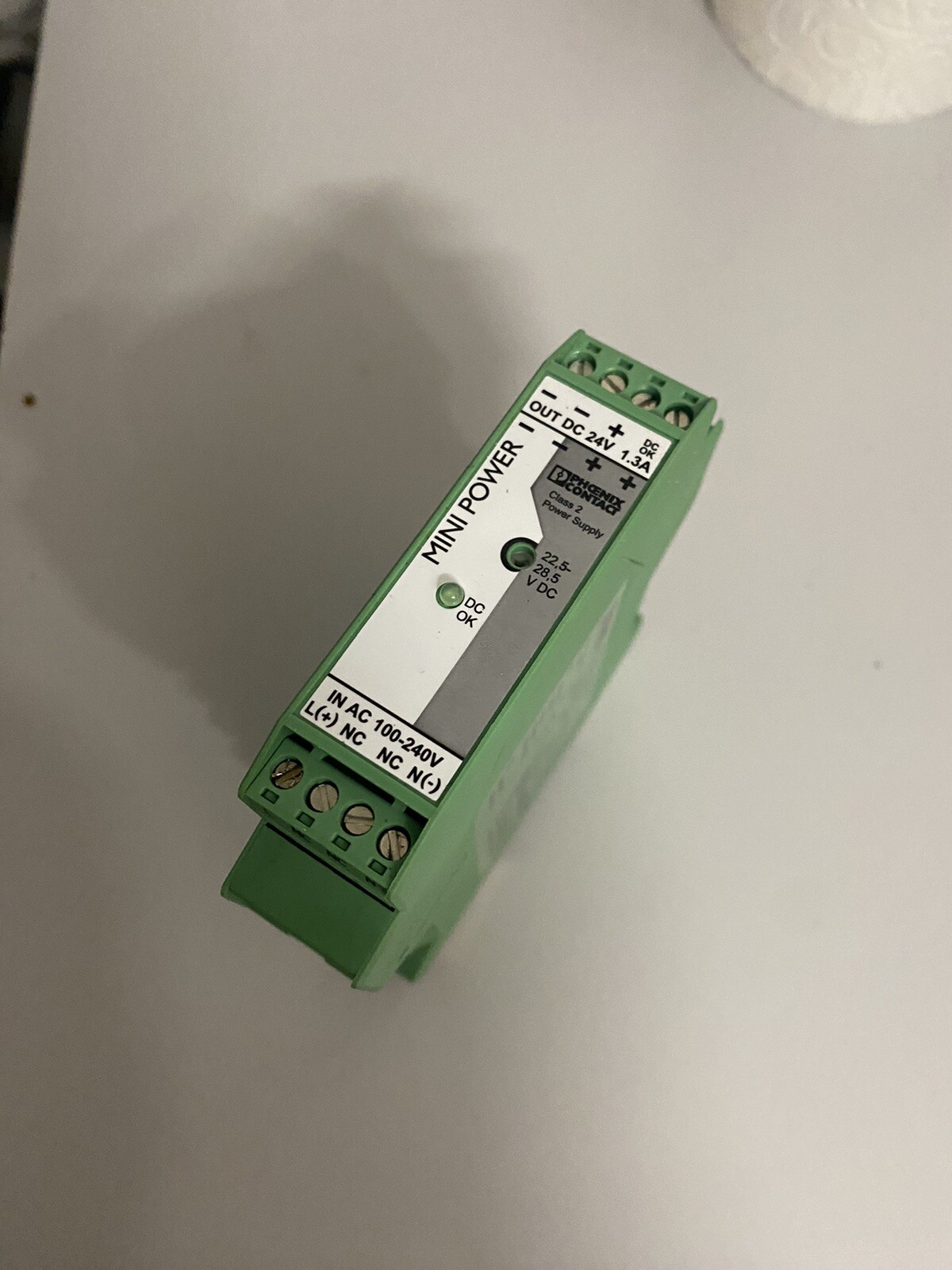 Phoenix Contact Power Supply 2866446 MINI-PS-100-240AC/24DC/1.3