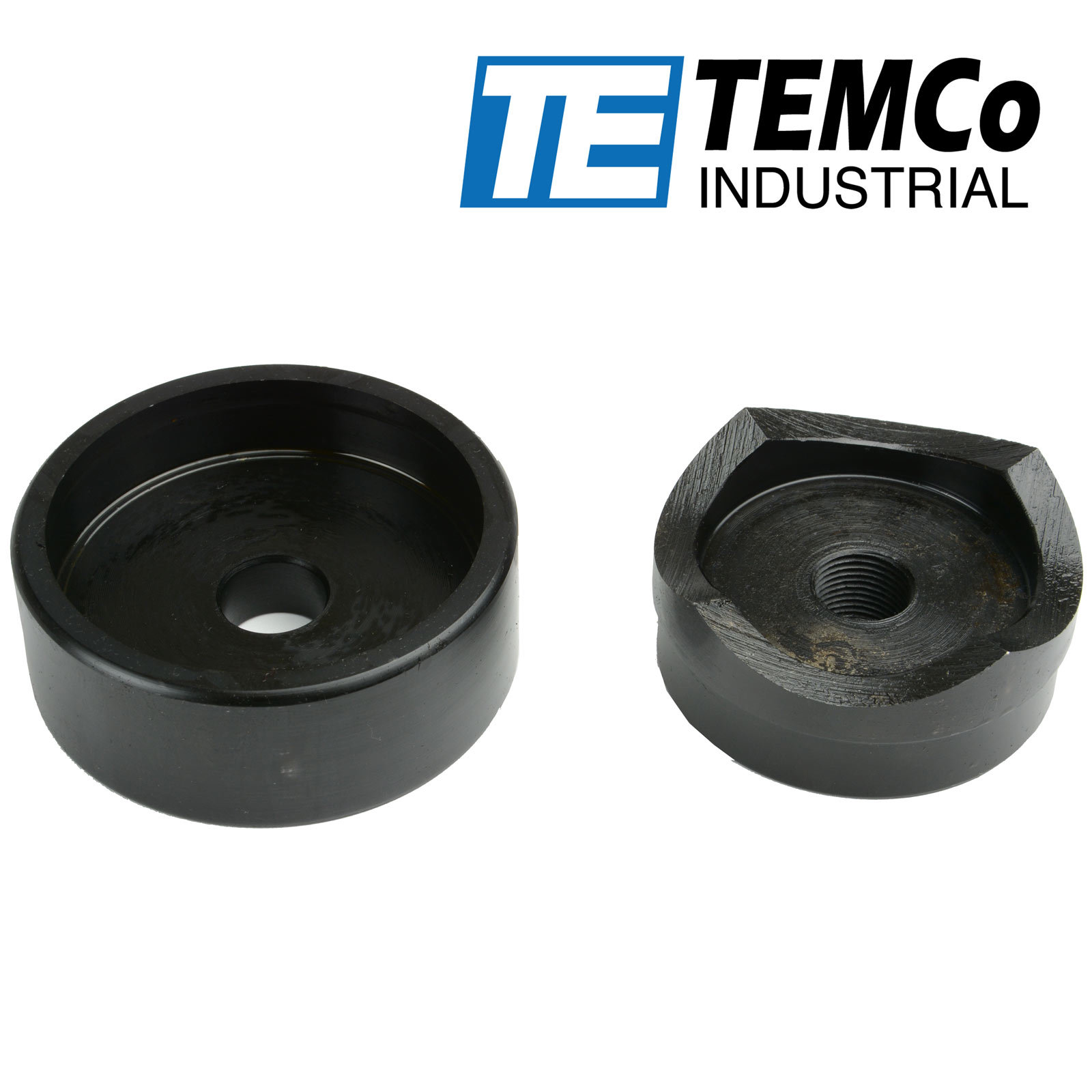 TEMCo 2-1/2″ Conduit Punch and Die For Hydraulic Knock Out Driver 3/4″-16 Thread