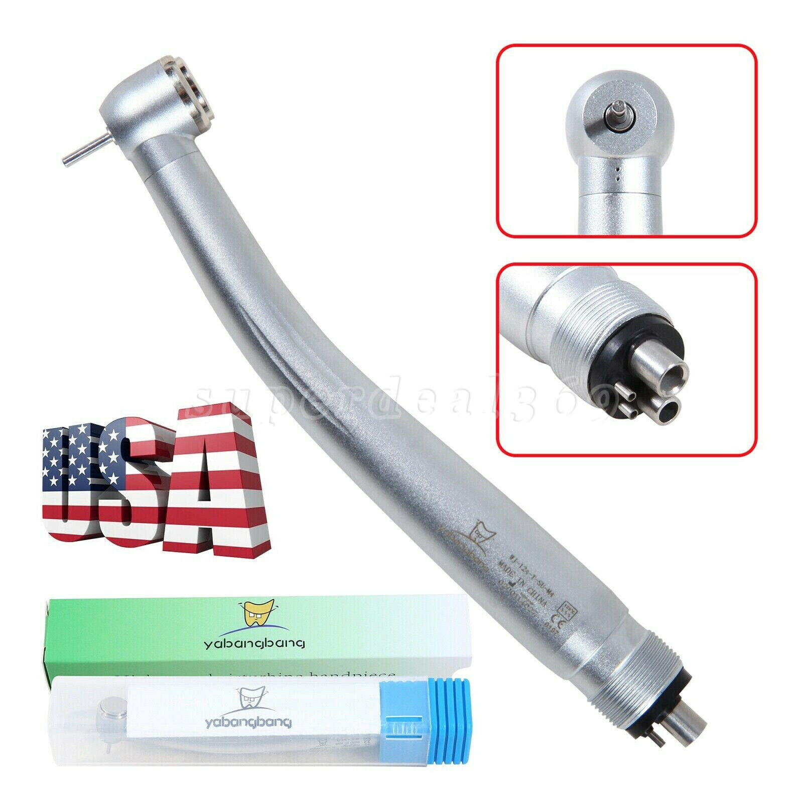 Fiber Optic LED /E-generator /High Speed Handpiece 2/4/6H fit NSK / KAV Dental