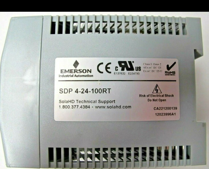 SDP 4-24-100RT SOLA Power Supply 24-28 V 115/230 VAC 2.2/1.2 A 50/60 Hz