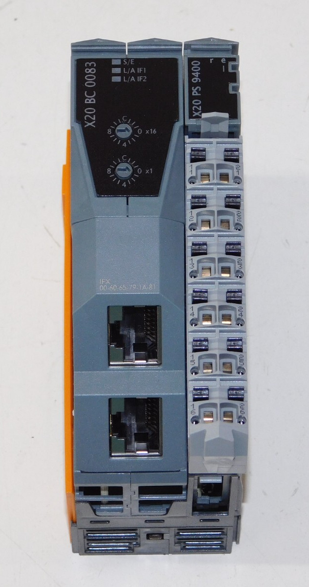 B&R Automation X20BC0083 Powerlink Ethernet Bus Controller Unit X20PS9400 Module