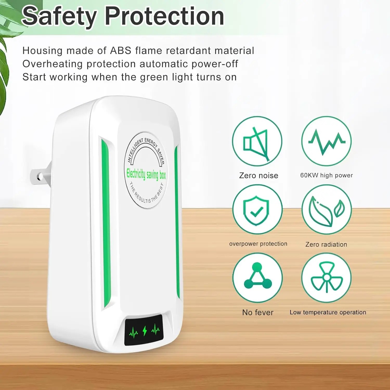 Energy Saving Device Stopwatt Electricity Saving Box Stabilize Voltage Device-US