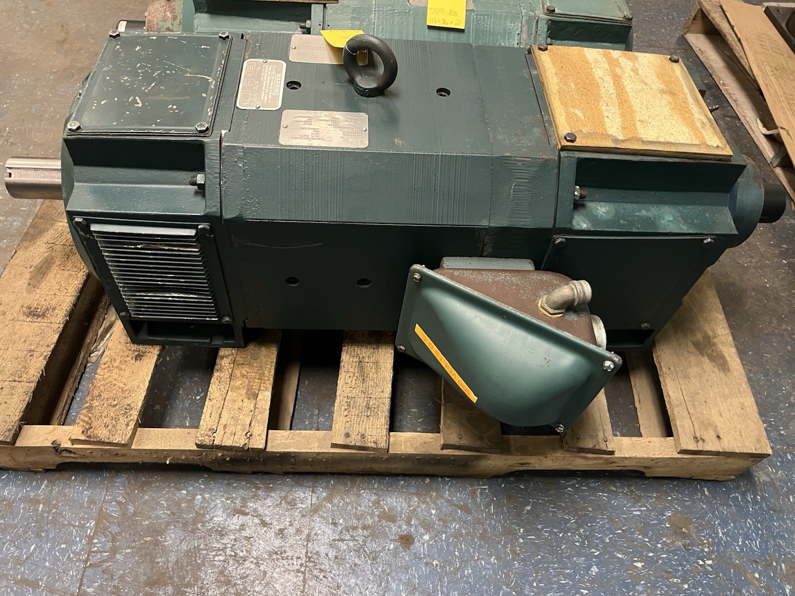 RELIANCE,LC2812ATZ,60HP DC MOTOR 1750/3000RPM 500VDC