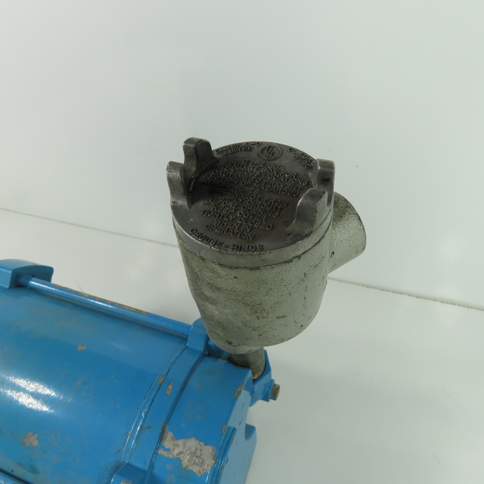General Electric 5K32NN118X 3Ph 1/3HP Explosion Proof AC Motor 230/460V 1725RPM