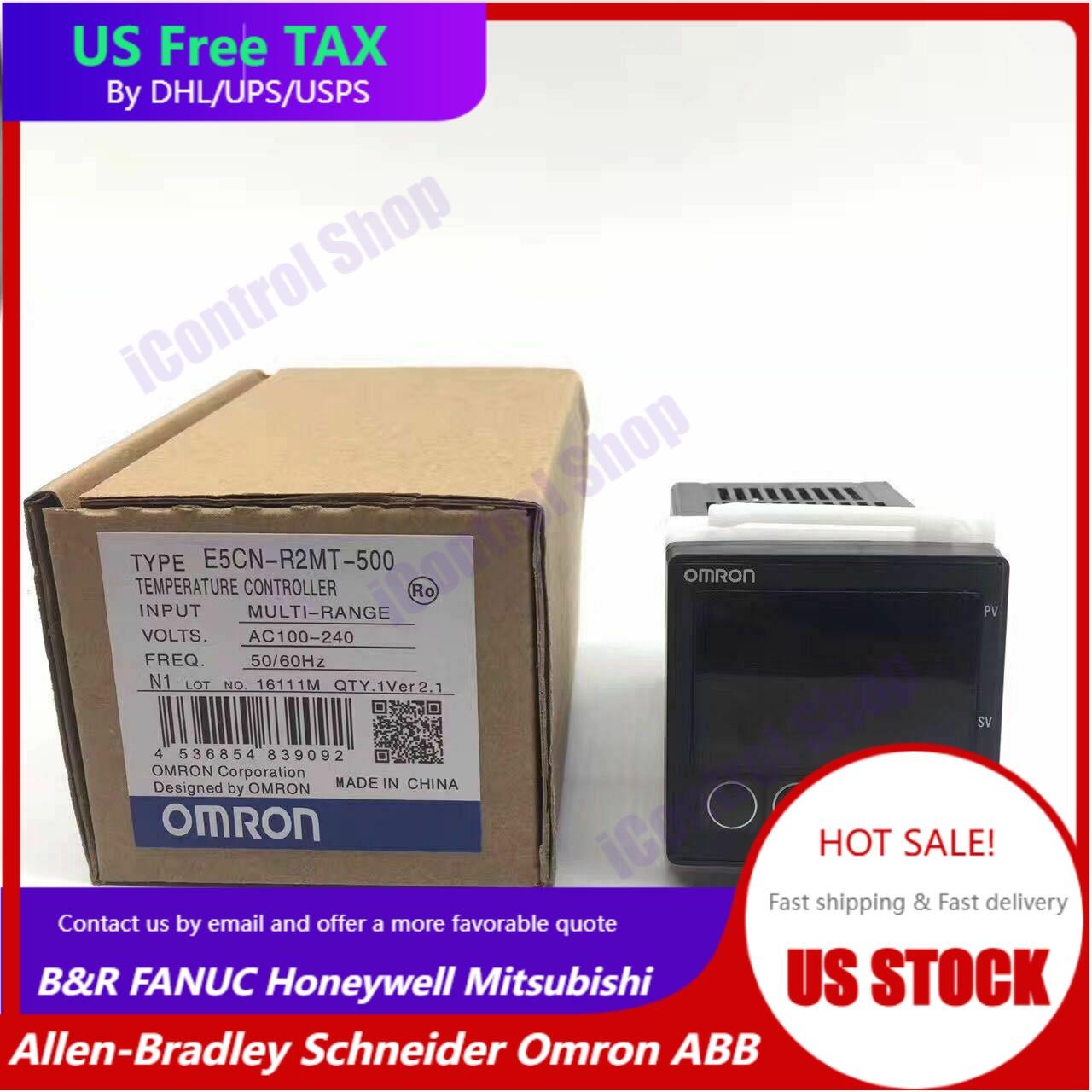 NEW good OMRON Temperature Controller E5CN-R2MT-500 100-240V E5CNR2MT500