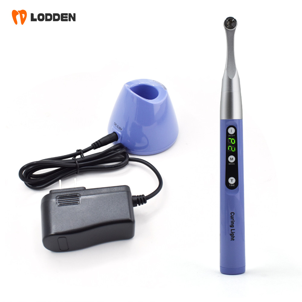 LED Dental Wireless Curing Light 1 Second Curing Lamp 2500mw/c㎡ 2600mAh Battery